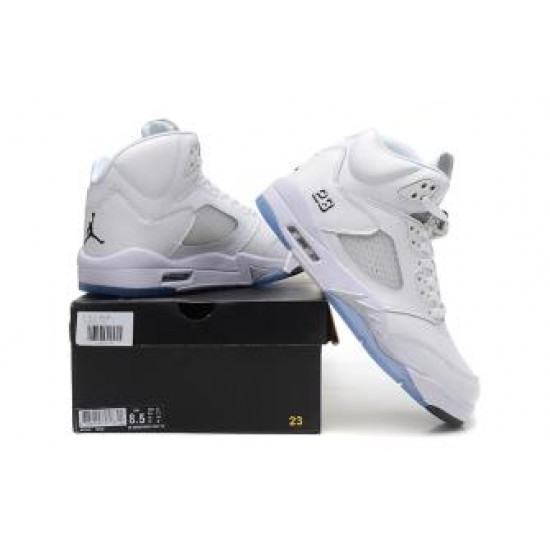 Air Jordan 5 Retro White/Metallic Silver Air Jordan 5 Retro White/Metallic Silver