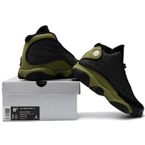 Air Jordan 13 Black/Olive Air Jordan 13 Black/Olive